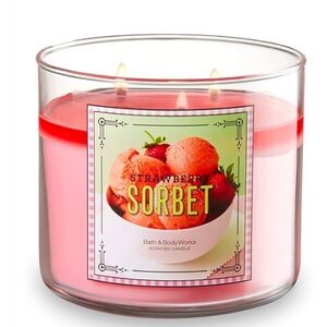 B&BW Strawberry Sorbet 3-Wick Candle